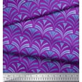 thumbnail image 3 of Soimoi polyester Crepe Fabric Scales Geometric Printed Fabric 1 Yard 52 Inch Wide, 3 of 3