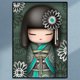 thumbnail image 3 of Diamantes Imitación 12x16 Pulgadas Juego Bricolaje Muñeca Kokeshi, 3 of 9