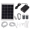 thumbnail image 2 of Solar Oxygen Aerator, High Sunlight Absorption Rate Solar Oxygen Pump 0-600MA USB Output Interface 3W5V  For Traveling For Cycling, 2 of 8