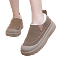 thumbnail image 4 of Willtoo Women's Winter Thick Sole Fleece-Lined Snow Boots, Comfortable Slip-On Non-Slip Soft Sole, Warm & Cozy for Cold Weather, 4 of 5