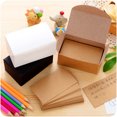 thumbnail image 2 of 100pcs Double-sided Blank Kraft Paper Business Cards Word Card Message Card DIY Gift Card, 2 of 8