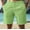 Green, variant on 1PCS Men's Linen Solid Color Summer Shorts, Fashion Outdoor Straight Leg Design, Breathable Lightweight Daily Casual Bottoms for All Occasions White XXXL(XXXL)