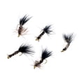 thumbnail image 2 of LOVIVER 5Pc Hand-tied Streamer Fly Animal Black Wooly Bugger-Bead Head Flies, 2 of 8