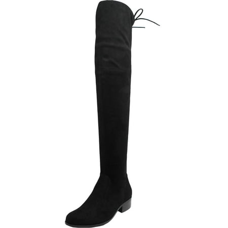 

Charles by Charles David Womens Gammon Faux Suede Pull On Over-The-Knee Boots