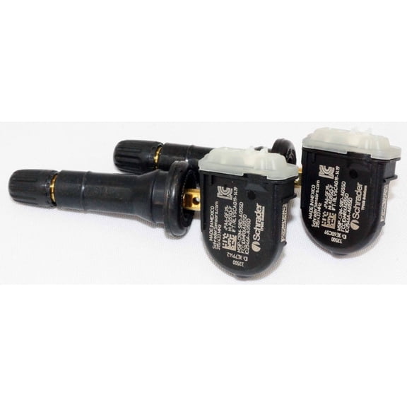 Schrader 33500 EZ-Sensor Programmable TPMS - 315/433 MHz Universal Replacement - Rubber Snap-In - Set of 2