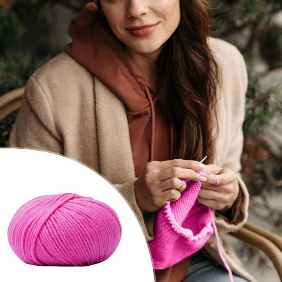 Djunllk Soft Bulk Yarn for Crocheting, Versatile Premium Crochet Yarn, 1.9oz/55g Knitting Yarn Ideal for DIY Crafts, Knitted Sweaters, Scarves, Hats, Gloves, Toys, and Decor, Gifts for Women
