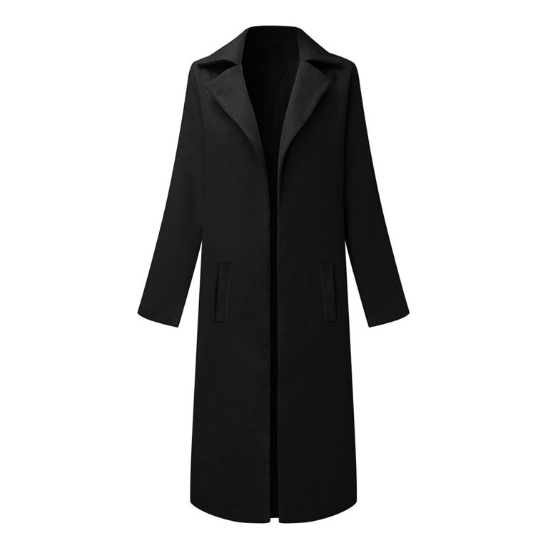 HSMQHJWE Womens Coats And Jackets Winter Clearance Womens Casual Fall  Jackets Ladies Trench Coat Drawstring Classic V Neck Coat Slim Coat With