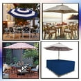 thumbnail image 4 of Covers & all Rectangle Table & Chair Set Cover with Umbrella Hole, 18 Oz Waterproof UV & Weather Resistant, Patio Lawn Garden Backyard, Air Vents & Drawstrings (108"Lx 82"Wx 23"H, Blue), 4 of 8