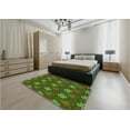 thumbnail image 4 of Ahgly Company Indoor Square Patterned Milk Chocolate Brown Area Rugs, 3' Square, 4 of 6