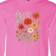 thumbnail image 4 of Inktastic Floral Watercolor Bouquet Art Long Sleeve T-Shirt, 4 of 5
