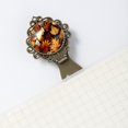 thumbnail image 5 of Thanksgiving leaves Set of Two Vintage Copper-Colored Lace Bookmarks, Stainless Steel Reading Accessories for Book Lovers and Readers, 5 of 5