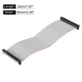 thumbnail image 2 of Unique Bargains IDC 60Pin Flat Ribbon Cable, 2.0mm Pitch FC to FC Connector 20cm Length Grey Jumper Wire Computer DVD, 5Pcs, 2 of 5