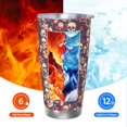 thumbnail image 6 of Honeii Skull rock music record Print 20OZ Car Cup, Insulated Stainless Steel Travel Mug with Lid and Straw, Keep Your Drinks Hot and Cold-Straw Three-piece Set, 6 of 8
