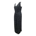 thumbnail image 4 of Ropa Playa Ocean Pacific para Mujer Jumpsuit Sin Manga Cuello V Pierna Picos Puntos Negro Talla CH, 4 of 4