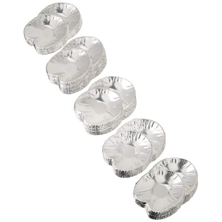 Ensemble de 250 Coquilles de Palourdes Jetables Casseroles en Aluminium de Coquille de Nourriture pour Faire des Apéritifs Savoureux comme les Palourdes Casino, Huîtres, Gâteaux au Crabe, Trempettes, et Plus de Plats de Cuisson de Petite Palourde Premium,