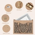 thumbnail image 5 of MOSISO Laptop Tote Bag for Women,15.6 inch PU Leather Leopard Grain Business Office Work Briefcase, 5 of 7