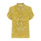thumbnail image 3 of Camisas de Manga Larga para las Mujeres Verano Casual Floral Estampado Manga Corta Medio Botón V Cuello Blusa, 3 of 5