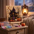 thumbnail image 2 of Halloween Diamond Art Kit Special Shaped 5D Witch Cauldron Ghost Pumpkin Diamond Art Plastic Special Shaped for Home Decor Wall Art Beginner Crafts & Seasonal Party Gifts by MPOISVA, 2 of 8