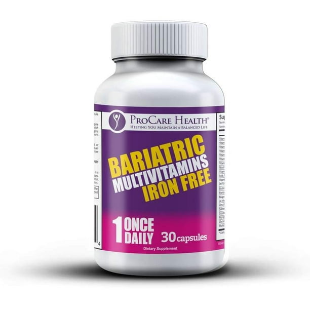 ProCare Health "1 per Day!" Bariatric Multivitamin Capsule Iron Free
