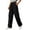 *Black, variant on VBVC Women's Drawstring Quick-Dry Cargo Pants , High Waisted Wide Leg Pants For Women,Ladies' Lightweight Y2K Casual Trousers with Pockets,Army Green,S-3XL