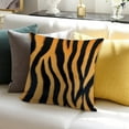 thumbnail image 7 of Tiger Stripes Pillow Covers,Tiger Stripes Throw Pillow Covers 24"×24" ,Living Room Sofa Couch Pillow Covers,Decorative Pillow Covers, 7 of 7