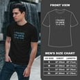 thumbnail image 4 of Greenyef Graphics I Paused My Game to Be Here Gamer Gift Funny Tee Men's T-Shirt Style-14 (Black & Sky Blue, X-Large), 4 of 6