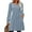 Blue, variant on Dresses for Women Fall Square Neck Long Sleeve Knee Length Dress with Pockets