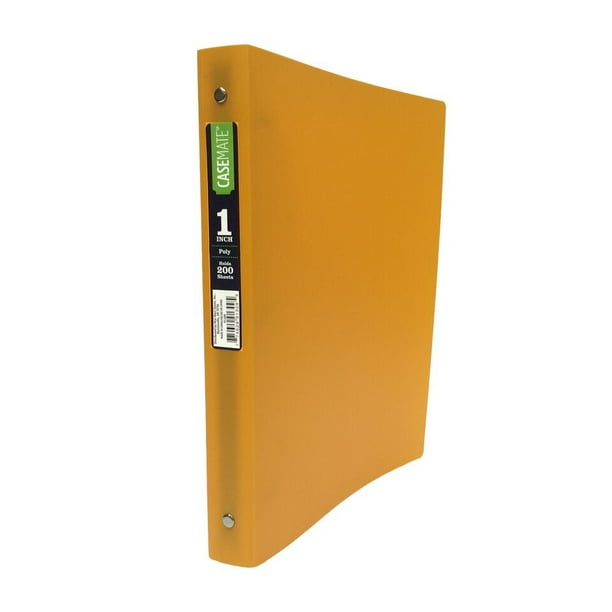 CaseMate 1" Orange Economy Binder