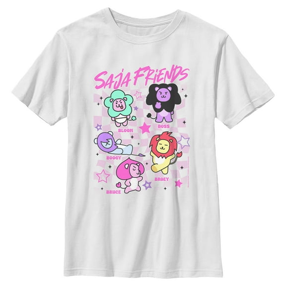 Boys KPop Demon Hunters Cute Saja Friends T Shirt