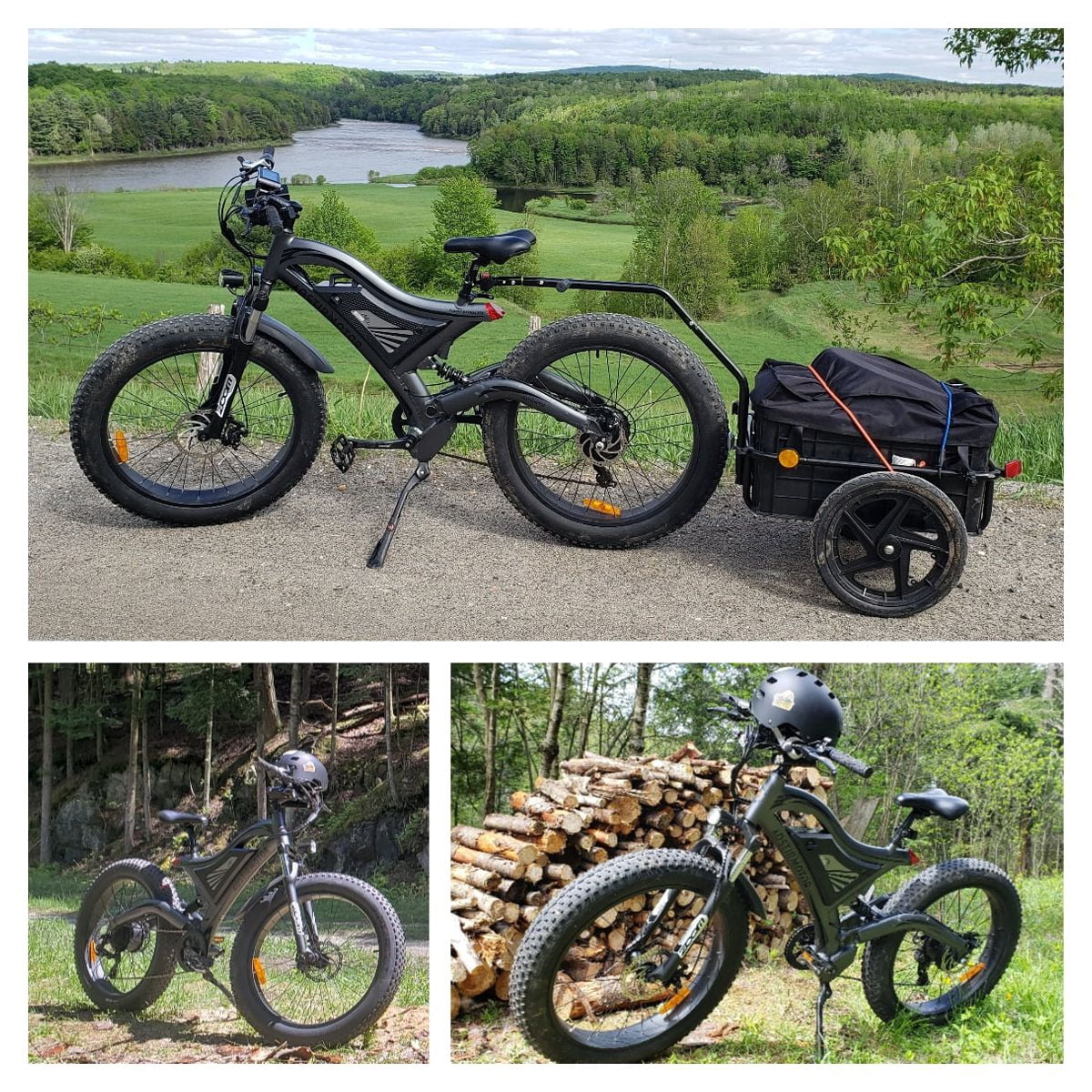 Aostirmotor Electric Mountain Bike 750W 48V15Ah Removable Lithium Battery, Fat Tire Ebike 26x4.0 inch Electric Bike for Adults UL2849