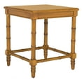 thumbnail image 2 of SAFAVIEH Liviah 22 in. High Modern Coastal Bamboo Accent Table, Brown, 2 of 7