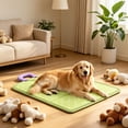 thumbnail image 5 of Pet Ice Pad Dog Mat, Waterproof Polyester Sleeping Pad, Non-Slip Breathable All Season Pet Bed Mat for Indoor Beds, Balconies and Living Spaces, Light Blue/Green, 5 of 5