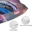 thumbnail image 5 of Salouo Beautiful Flower Blue Bird Pattern Pillow Cases,1PC Pillow Covers with Envelope Closure Decorative Pillow Case for Bed Couch,Pillows Not Included-20"x30", 5 of 6