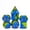 Blue Green, variant on Cusdie 7-Die Diagonals DND Dice D&D Dice Set Resin Polyhedral Dice for Role Playing Game Board Games Warhammer MTG