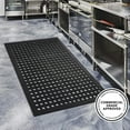 thumbnail image 5 of A1HC Indoor Outdoor Mat, Front and Back Entrance Welcome Mats, Large Front Door Patio Mats 32X47 Inches, Non-Slip Easy Clean Entrance Washable Large Size Doormats, Black, 5 of 8