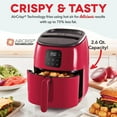 TastiCrisp™ Electric Air Fryer Oven, 2.6 Qt., Red \U2013 Compact Air
