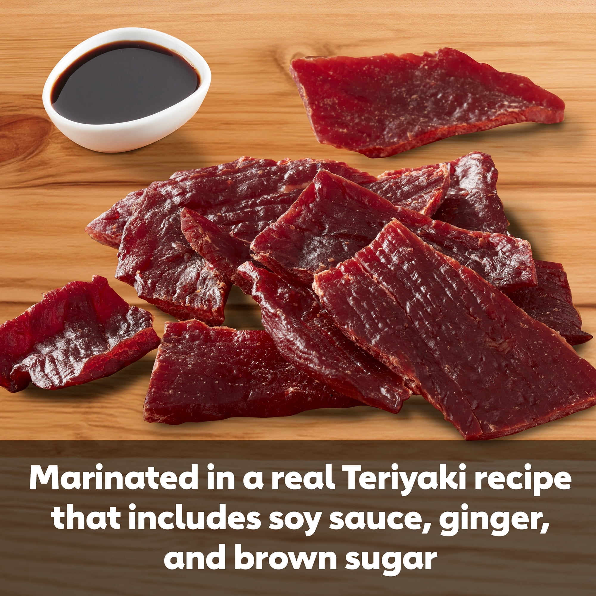 Jack Link’s Beef Jerky, Teriyaki, Made with 100% Beef, 11g of Protein per Serving, 5 Ounce