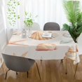 thumbnail image 3 of Yayeee Tablecloths 54" x 72" Rectangle Wrinkle Resistant Party Table Cover, Gray Seashell, 3 of 8