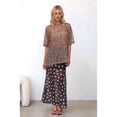 thumbnail image 5 of Women's Mesh Polka Dots Skirts Elastic Waist Semi See Through Skirt for Streetwear Coffee Blue Dot M, 5 of 9