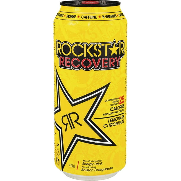 Boisson énergisante Citronnade de 25 calories Recovery de Rockstar