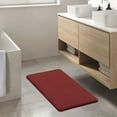 thumbnail image 2 of Better Homes & Gardens Signature Soft Cotton Memory Foam Bath Rug, Deep Redwood, 20" x 34", 2 of 8