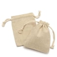 thumbnail image 1 of Burlap 50Pcs Natural Burlap Bags Linen Pouches Sacks with Drawstring Burlap Jute Bags Reusable Eco-Friendly Small Storage Bag Pockets, 1 of 6