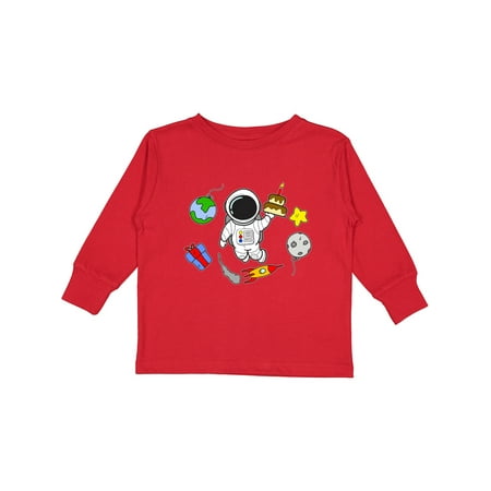 

Inktastic Astronaut Birthday Gift Toddler Boy or Toddler Girl Long Sleeve T-Shirt