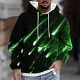 thumbnail image 2 of GERsome Hoodies for Men Casual Long Sleeve Pullover Hooded Sweatshirt with Kangaroo Pocket M-4XL, 2 of 5