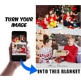 thumbnail image 3 of Personalised Blanket, Custom Blanket with Photos Text.Custom Blanket with 1-9 Photo Collages.Father, Mom, Lover, Kids, Friends, Birthday, Christmas - Personalised Gifts for Women Men（75x100cm）, 3 of 6