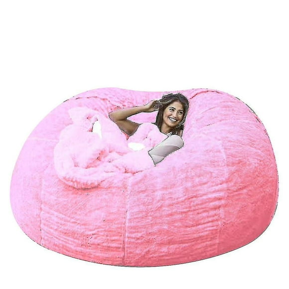 Lazy Sofa Bean Bag Artificial Fur Bean Bag Bean Sofa (without Filler)