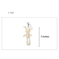 thumbnail image 4 of Cute Plush Bunny Keychain, Soft Rabbit Keyring Pendant for Girl, 4 of 4