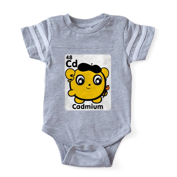 CafePress - Cute Element Cadmium Cd - Cute Infant Baby Football Bodysuit