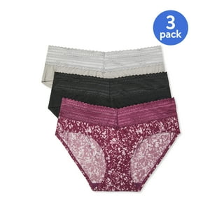 Warners® Blissful Benefits Dig-Free Comfort Waistband with Lace Microfiber Hipster 6-Pack