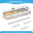 thumbnail image 3 of Plastic Pencil Box Large Capacity Pencil Boxes Clear Boxes with Snap-Tight Lid Stylish Office Supplies Storage Organizer Box Birds on A Wire, 3 of 7